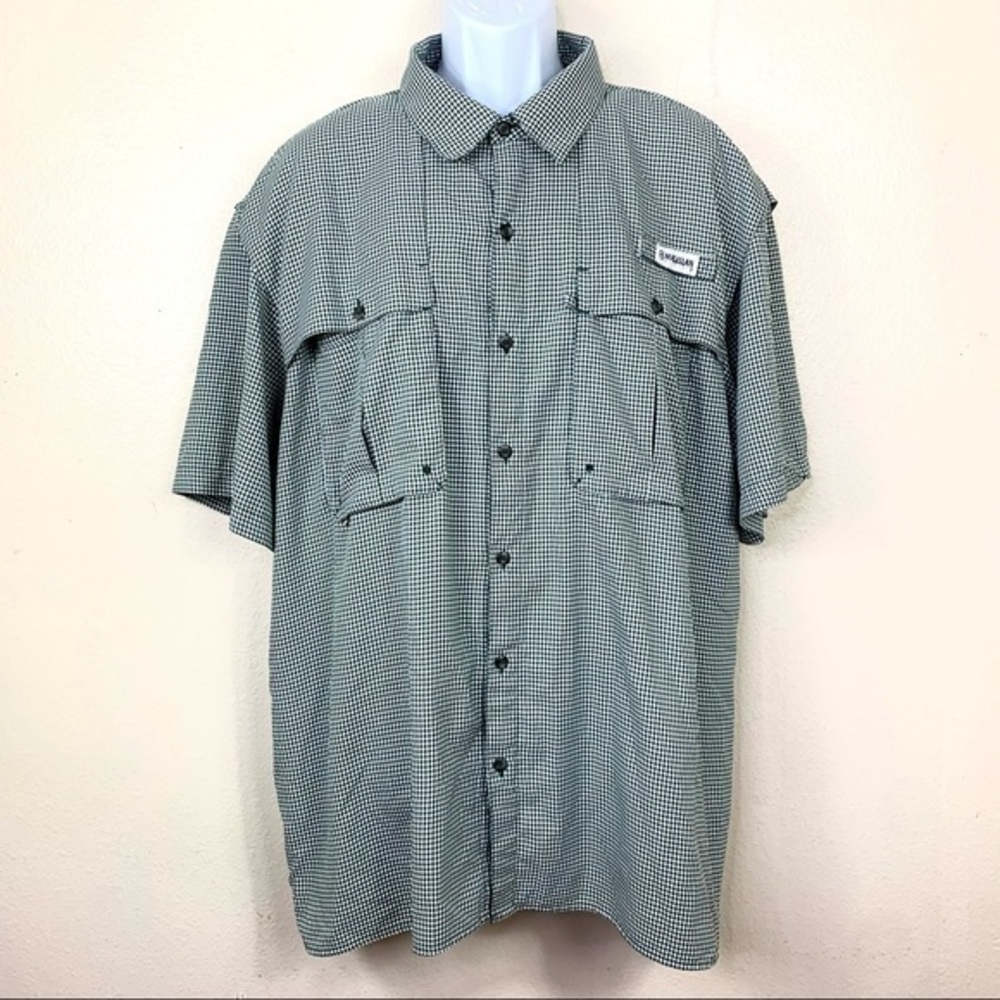 Magellan Men’s Shirt Buttons Down Plaid Sz 2XL